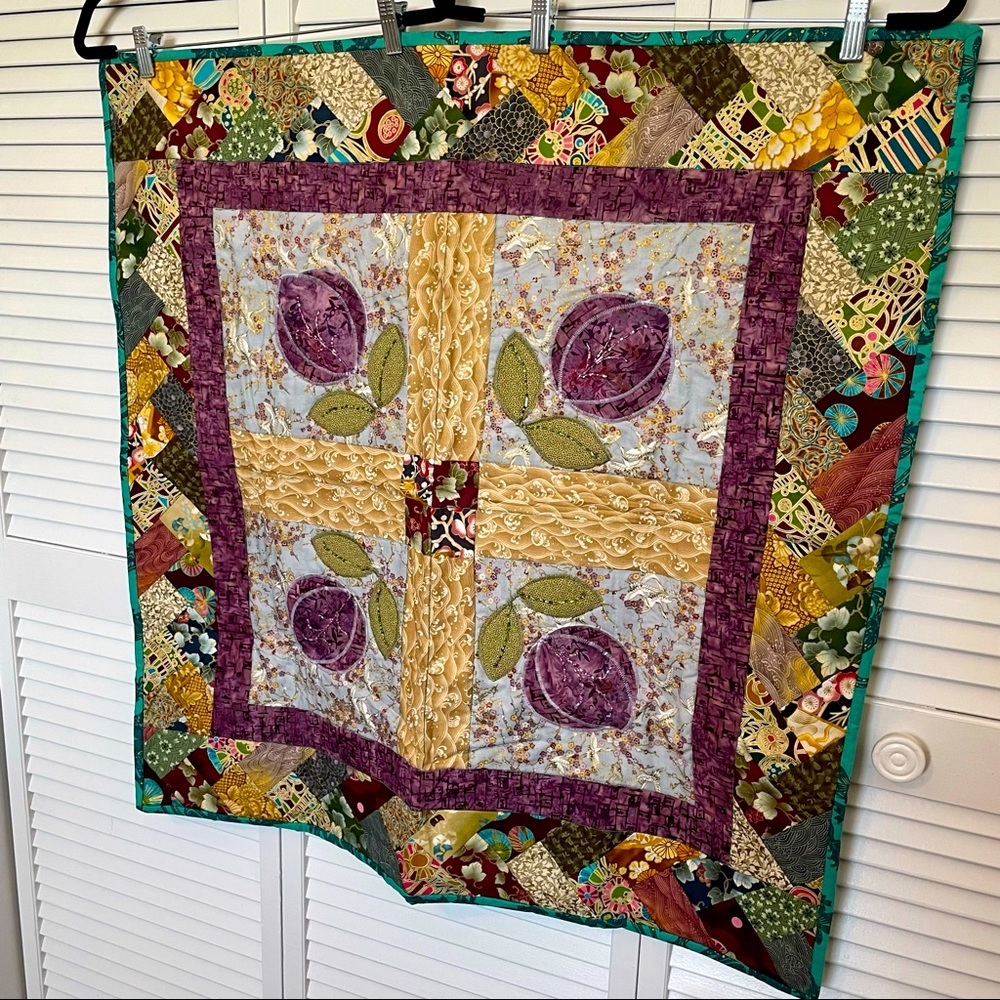 Handmade Quilted Tapestry - Picture 2 of 7